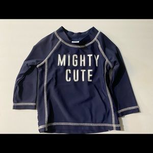 9 month rash guard shirt
